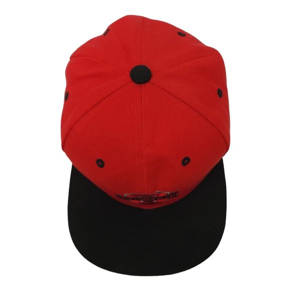 Ohio State Embroidered Logo Buckeyes Flat Short Brim Snapback Cap Baseball Hat - Picture 6 of 13